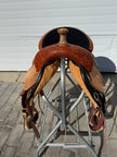 Used Circle Y KK Big Dreams Spark  Western Barrel Saddle with Flex 2 Tree