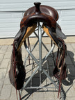 Used Circle Y Sunflower Flex2 Trail 16" Western Saddle w/ Matching Tack Set