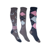 HKM Cardiff Riding Socks -Set of 3