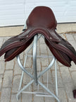 Used Royal Highness Merida Kids 15” Close Contact English Saddle with Adjustable Gullet System