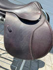 Used Dover Circuit Premier Special EQ 16.5” Close Contact English Saddle