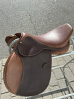 Used HDR All Purpose 17.5" English Saddle with Adjustable Gullet