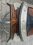 Used TexTan imperial 16.5” Western Show Saddle