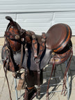 Used Circle Y Sunflower Flex2 Trail 16" Western Saddle w/ Matching Tack Set