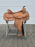 Used RS Custom Ranch Saddlery 16" Western Trainer Saddle