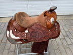 Used TexTan Hereford Brand 16” Western Show Saddle
