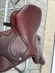 Used Royal Highness Merida Kids 15” Close Contact English Saddle with Adjustable Gullet System
