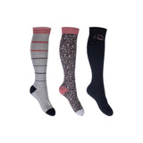 HKM Miami Riding Socks- Set of 3