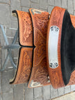 Used Rocking R 16” Western Equitation Show Saddle w/ Matching Accessories