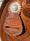 Used B&C Handcrafted 16.5” Western Reiner Saddle