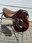 Used Beval Butet 17” English Saddle