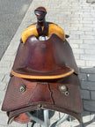 Used SIMCO 15.5” Western Roper Saddle with Headstall and Breast Collar