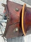 Used SIMCO 15.5” Western Roper Saddle with Headstall and Breast Collar