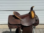 Used SIMCO 15.5” Western Roper Saddle with Headstall and Breast Collar