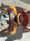 Used SIMCO 15.5” Western Roper Saddle with Headstall and Breast Collar