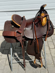 Used SIMCO 15.5” Western Roper Saddle with Headstall and Breast Collar