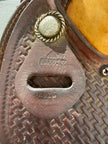Used SIMCO 15.5” Western Roper Saddle with Headstall and Breast Collar
