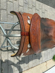 Used Blue Ribbon 15.5” Western Show Saddle