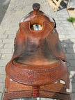 Used Blue Ribbon 15.5” Western Show Saddle