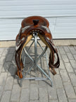 Used Blue Ribbon 15.5” Western Show Saddle