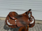 Used Blue Ribbon 15.5” Western Show Saddle