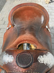 Used Blue Ribbon 15.5” Western Show Saddle
