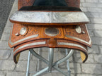 Used Silver Mesa 15.5” Western Show Saddle with Matching Breast Collar