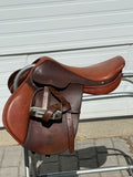 Used Crosby Classic 16.5” Close Contact Jumping English Saddle