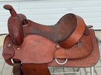 Used Dakota 15” Pleasure/Trail Western Leather Saddle