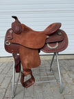 Used Dale Chavez 16" Reiner Western Saddle with Headstall & Wither/Spine Relief Gel Pad