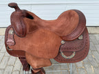 Used Dale Chavez 16" Reiner Western Saddle with Headstall & Wither/Spine Relief Gel Pad