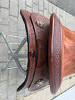 Used Dale Chavez 16" Reiner Western Saddle with Headstall & Wither/Spine Relief Gel Pad