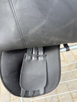 Used Riviera Pro Am All Purpose Black Synthetic English Horse Saddle