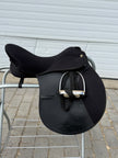 Used Riviera Pro Am All Purpose Black Synthetic English Horse Saddle