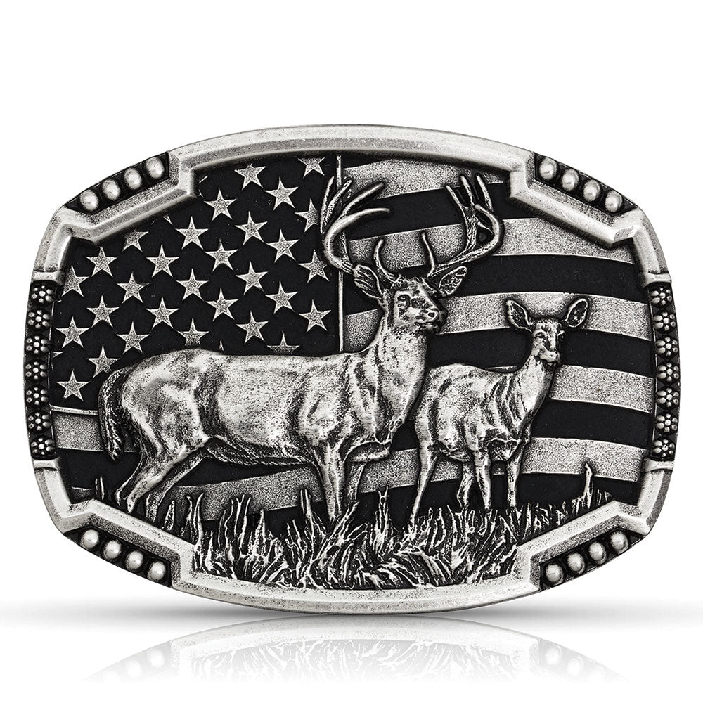 Montana Silversmith's Matched Pair Deer Buckle