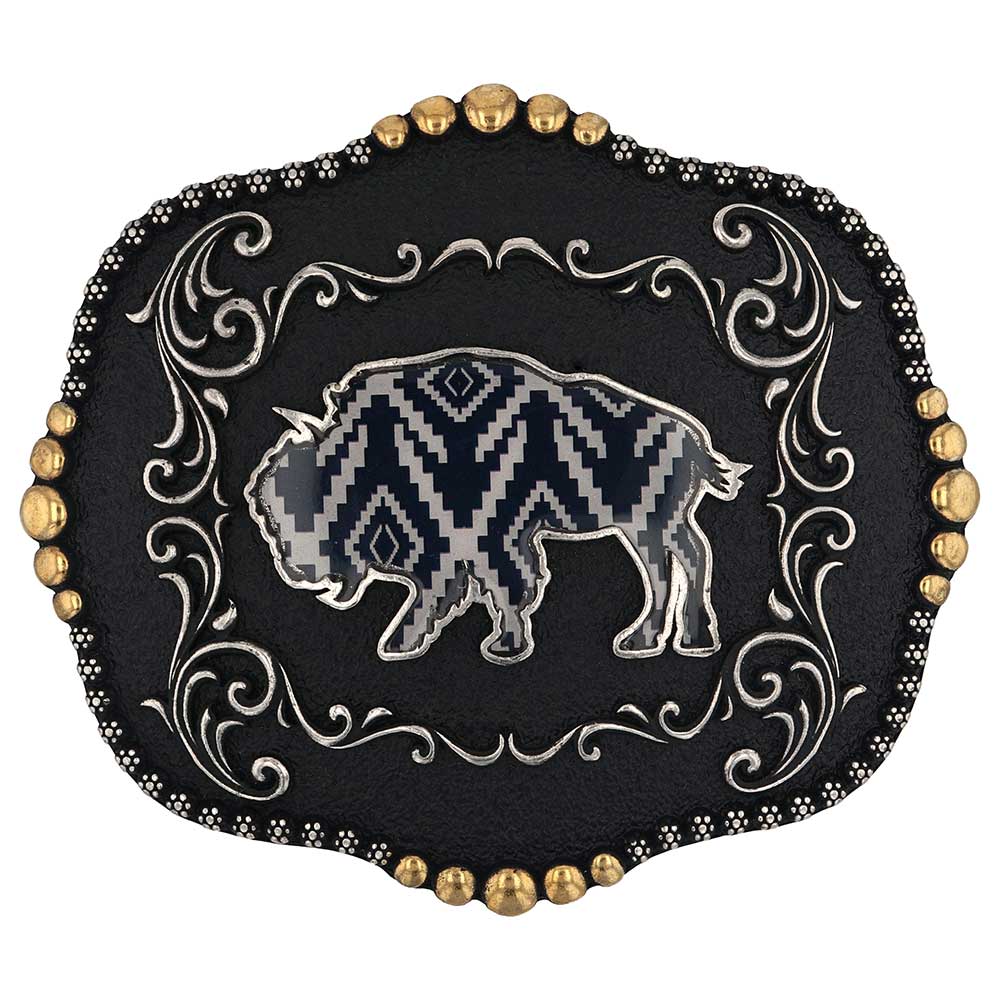 Montana Silversmith's Midnight Buffalo Attitude Buckle