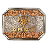 Ariat Logo Shield Western Belt Buckle