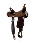 Outlaw Outfitters 14.5” Western Barrel Saddle