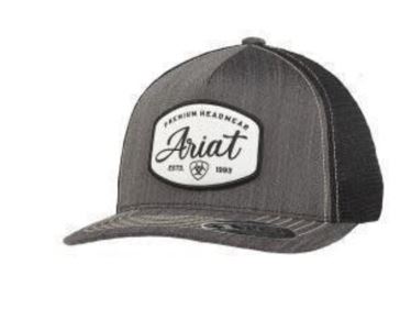 Men's Ariat Grey Patch Cap