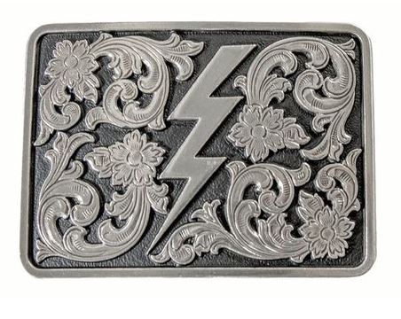 Blazin Roxx Lightning Bolt Western Belt Buckle