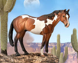 Breyer CollectA Paint Horse | Bay Overo