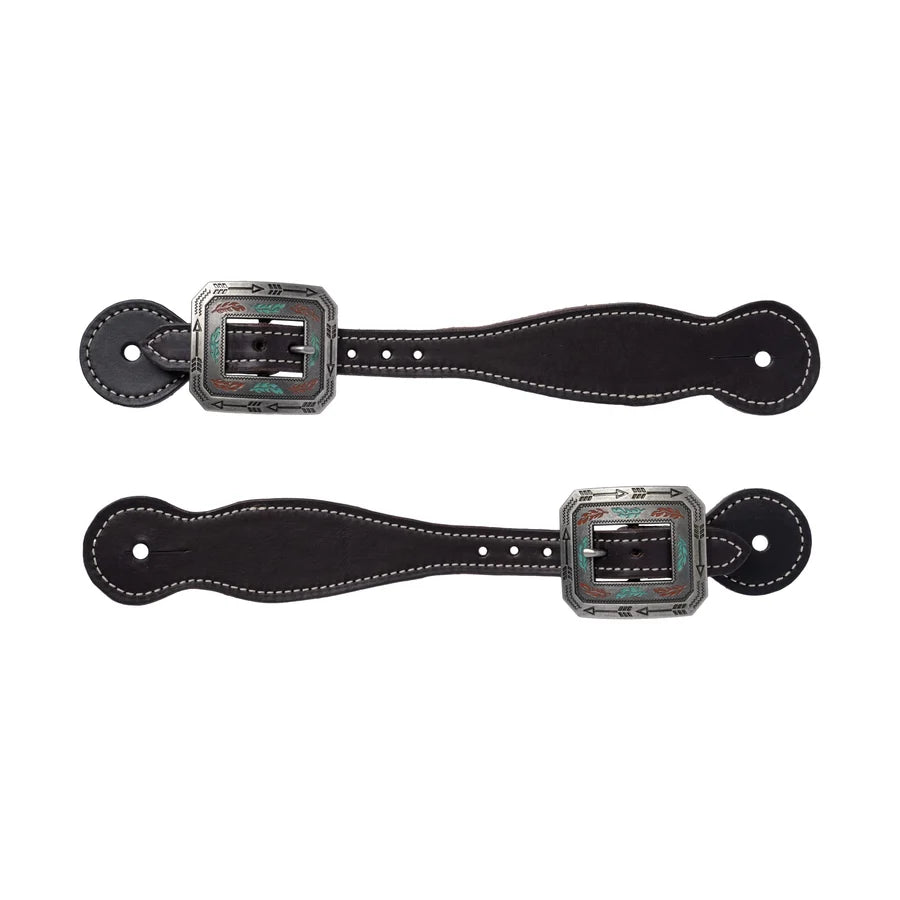 Weaver Women's Bridle Leather Spur Straps