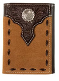 Nocona Roughout Tri-Fold Wallet
