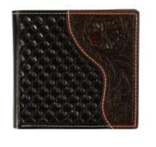 Nocona Floral Overlay Bi-Fold Wallet