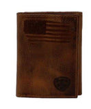 Ariat Tri-Fold USA Flag Wallet