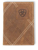 Ariat Tri-Fold Stitched Wallet
