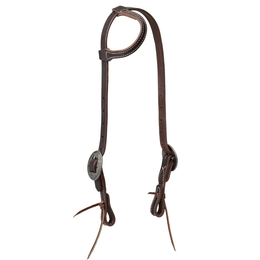 Weaver Western Havana Brown Bridle Leather Headstall