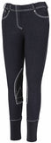 Ladies TuffRider Newbury Pull-On Jeans with Contrast Stitching Breech