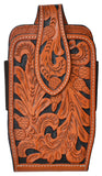 3D Belt Co. XXL Natural w/ Black Antique Floral Cell Phone Case