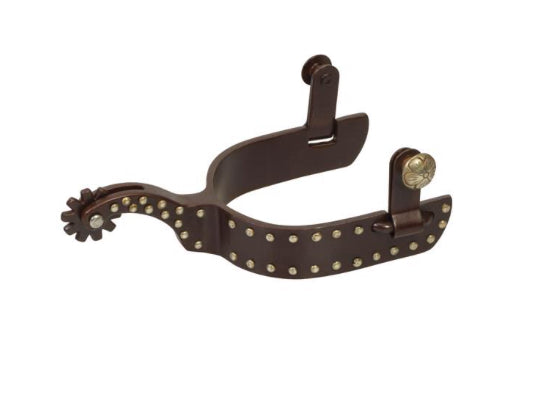 Men’s Weaver Leather Spurs with Replaceable Rowels and Dotted Accents